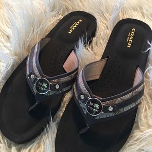 Coach Flip Flops